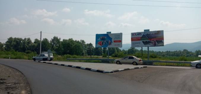Билборд A в Хусте, 6x3  м.Хуст обїзна, в сторону м.Тячів, в'їзд в центр міста,трасса Мукачево-Рогатин фото 1