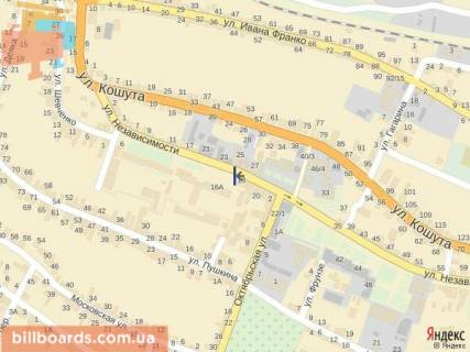 Ситилайт B в Тячеве вул. Незалежності, біля Надра, Коопінвест та Індекс банків схема