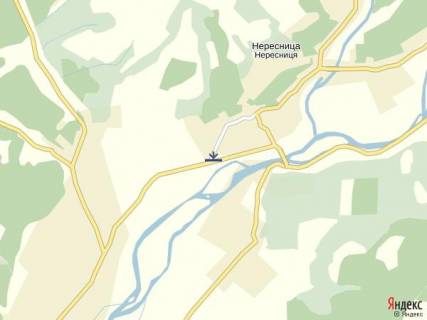 Билборд A в Тячеве с.Нересниця,вул.Головна, в сторону смт.Дубове схема