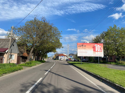 Билборд A в Тячеве, 6x3  вул.Незалежності,128, виїзд з міста в сторону м.Рахів, (вулканізація,АЗС WOG.), траса Рогатин-Мукачево фото 1