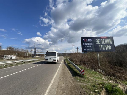 Билборд A в Мукачеве, 6x3  м.Мукачево, вул. Матросова, виїзд з міста, біля АЗС БРСМ та АВІАС в сторону м.Хуст , траса  Мукачево - Івано-Франківськ фото 1