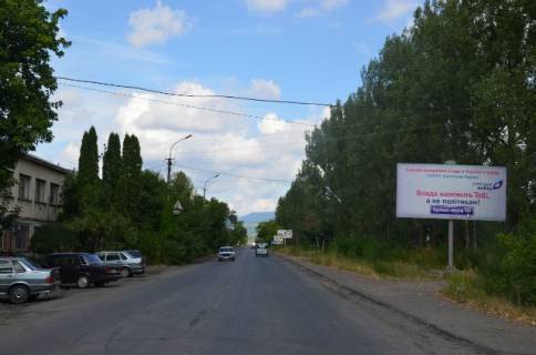 Билборд A в Иршаве Іршава вул. Федорова, біля Держ. виконавчої служби, в сторону с. Ільниця фото 1