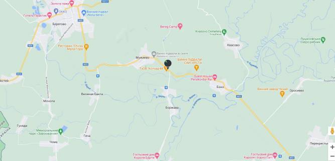 Билборд B в Мужієво, 6x3  Головна схема