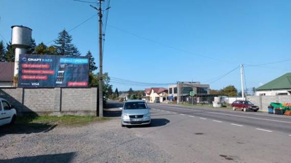 Билборд B в трассах Закарпатья, 6x3  Широке, вул.Головна, центр, ринок фото 1