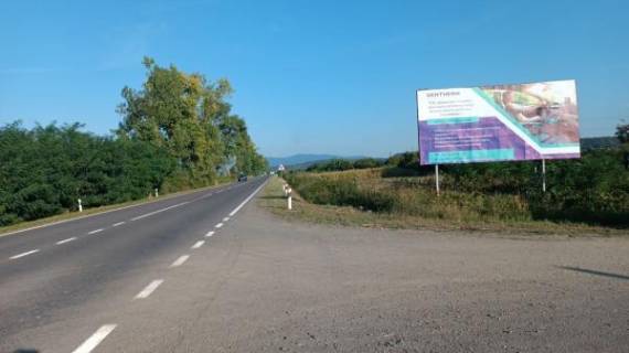 Билборд A в Заречье, 6x3  с.Заріччя, вул, Головна, траса Мукачево-Івано-Франківськ, в сторону м.Хуст фото 1