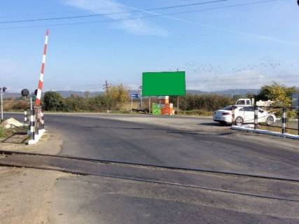 Билборд A на трассах Закарпатской области, 6x3  Хустський район, поворот на с. Бороняво, переїзд, в сторону м. Ужгород траса  Івано-Франківськ-Ужгород. фото 1