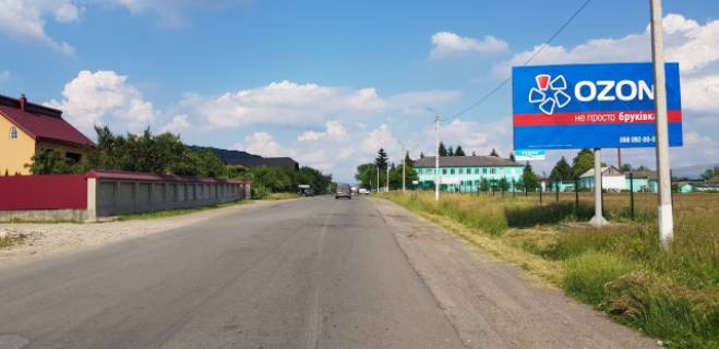 Билборд A в Тячеве с.Грушово,вул.Головна, біля стадіону, фітнес центр,  в сторону м.Рахів фото 1