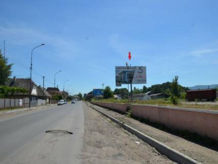 Билборд A в Хусте, 6x3  м. Хуст, вул. Івана -Франка, автоснанція, в сторону м. Рахів фото 1