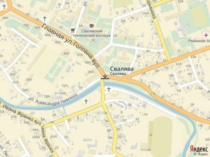 Билборд A в Сваляве м. Свалява, площа головна, навпроти РДА схема