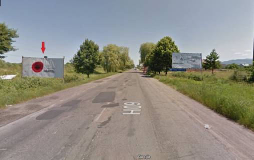 Billboard B in Solotvino, Тячів  smt.Solotvino, st. Sportivna v storonu m.Rahiv, bila rinku,avtorinku. Photo 1
