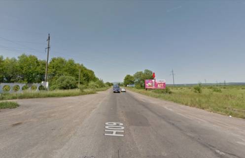 Билборд A в Хусте с.Стеблівка, в'їзд, в сторону м.Мукачево фото 1
