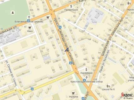 Ситилайт A в Ужгороде, 1.2x1.8  м.Ужгород просп. Свободи,біля салону меблів IMPERIAL, кондитерської Шоколадниця, в сторону 16-ти поверхівки схема
