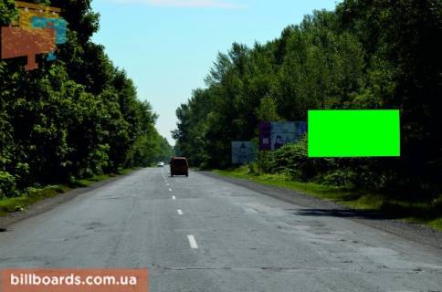 Білборд, Бігборд (Борд)  A у Хусті м.Хуст, Вул. Волошина, в'їзд в місто траса Мукачево-Івано-Франківськ, в сторону м. Тячів Фото 1