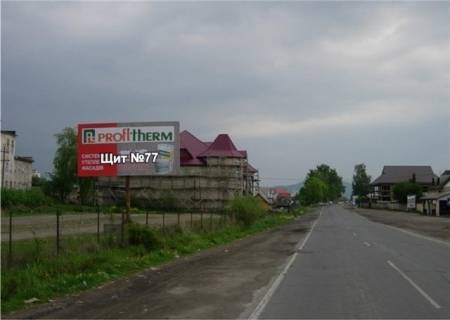 Билборд B в Тячеве смт.Солотвино,вул.Спортивна, в сторону м.Рахів, РИНОК фото 1
