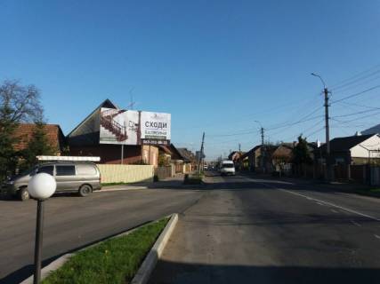 Билборд B в Тячеве, 6x3  м. Тячів вул.Армійська, вїзд в місто з сторони м.Хуст, Ужгород, біля стадіону фото 1