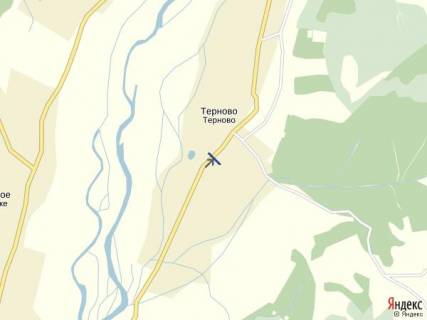Билборд B в Тернові, Тячів  В'їзд в Хустський район зі сторони м. Тячів схема