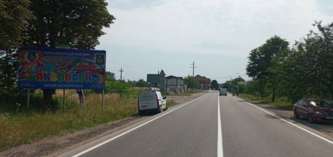 Билборд A в Тячеве, Біл-борд  смт.Тересва,вул.Народна (Леніна ) в сторону м.Рахів   фото 1