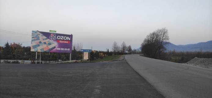 Билборд B в Тячеве, 6x3  м.Тячів в сторону м.Рахів біля ФГ Мала Голандія фото 1