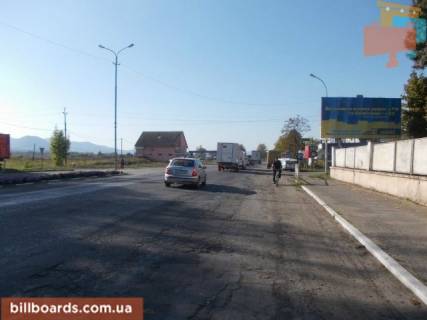 Билборд A в Тячеве м. Тячів вул Армійська, біля стадіону, ресторани, АЗС, Аквапарк в сторону м. Мукачево фото 1