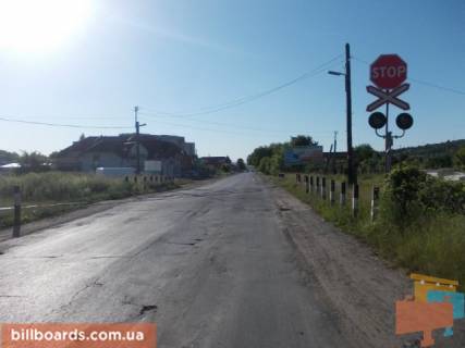 Билборд A в Тячеве смт.Солотвино,вул.Спортивна, ( переїзд ) в сторону м.Мукачево фото 1