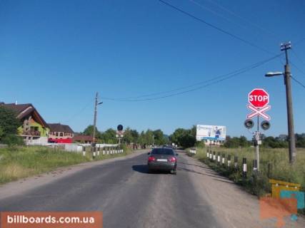 Білборд, Бігборд (Борд)  A у Тячеві смт.Солотвино,вул.Спортивна, ( переїзд ) в сторону м.Рахів  Фото 1