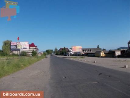Билборд B в Тячеве смт.Солотвино,вул.Спортивна, в сторону м.Рахів, РИНОК фото 1