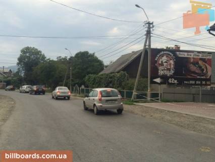 Білборд, Бігборд (Борд)  A у Тячеві c.Бедевля, зі сторони с.Біловарці в сторону м.Тячів або смт.Тересва, траса Мукачево-Рогатин Фото 1