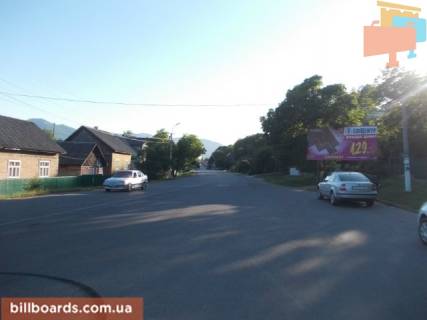 Билборд A в Тячеве смт. Тересва, вул. Головна в сторону м. Тячів фото 1