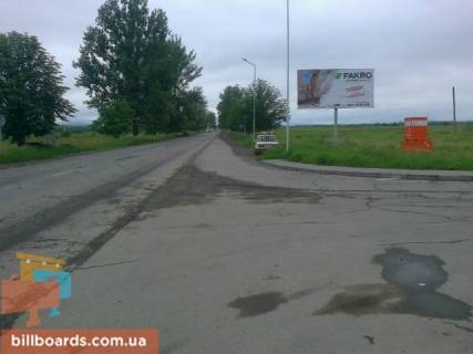 Билборд A в Тячеве Тячів вул.Армійська виїзд в сторону м.Ужгород траса Рогатин-Мукачево, біля АЗС "ОККО" фото 1