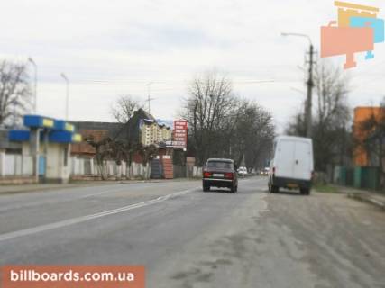 Білборд, Бігборд (Борд)  B у Тячеві м. Тячів вул.Армійська, вїзд в місто з сторони м.Хуст, Ужгород, біля стадіону Фото 1