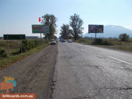Билборд B в Тячеве В'їзд в м. Тячів зі сторони м. Хуст, траса Мукачево-Рогатин фото 1