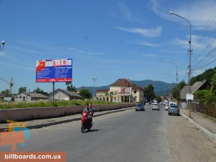 Billboard B in Khust m. Hust, st. Ivana-Franka, avtostancia,  zaizd v centr mista, v storonu m.  Uzgorod Photo 1