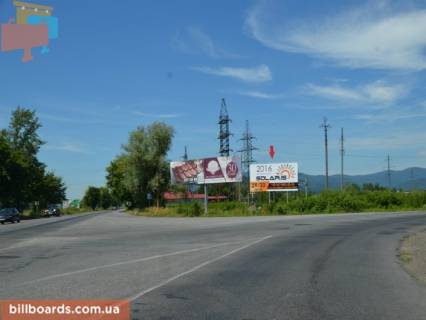 Билборд A в Хусте м.Хуст,вул.Івана Франка, АЗС ОККО, вїзд в міста, в сторону м.Мукачево фото 1