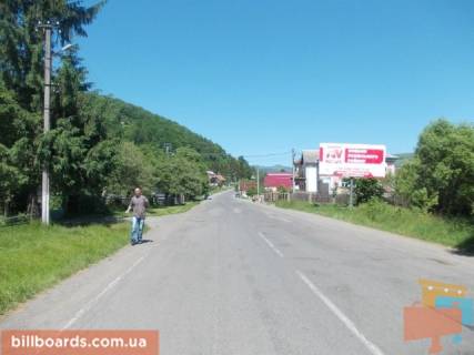 Билборд A в Рахове Рахів .Головна, біля стадіону вїзд в центр міста в сторону м.Ів.Франківськ фото 1