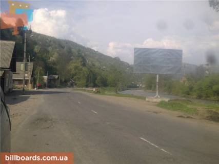 Білборд, Бігборд (Борд)  A у Рахові Рахів вул.Головна, виїзд з  центра міста в сторону м.Ів. Франківськ Фото 1