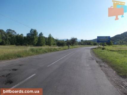 Билборд A в Рахове смт.Великий Бичків виїзд з селища зі сторони м.Рахів в сторону м.Ужгород траса Рогатин-Мукачево фото 1