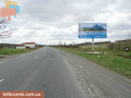 Білборд, Бігборд (Борд)  A у Мукачеві с.Лалово, вул.Головна, виїзд, в сторону м. Хуст, траса  Мукачево-Івано-Франківськ Фото 1