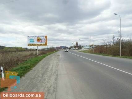 Билборд B в Мукачеве м.Мукачево, вул. Матросова, в'їзд в місто, біля АЗС БРСМ та АВІАС зі сторони м Хуст, траса  Івано-Франківськ -Мукачево фото 1