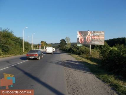 Білборд A у Мукачеві м.Мукачево, вул. Матросова, виїзд з міста, біля АЗС БРСМ та АВІАС в сторону м.Хуст , траса  Мукачево - Івано-Франківськ  Фото 1