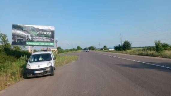 Билборд B в Бені, 6x3  с. Бене, виїзд фото 1