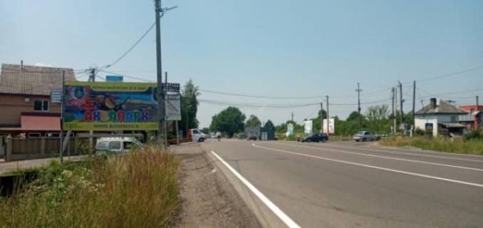 Билборд B в Бедевлі, 6x3  с.Бедевля, вул.Волошина  в сторону  м. Тячів ,перехрестя ( на смт. Дубове ) фото 1