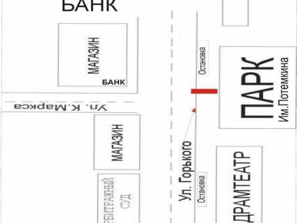 Backlight A in Kherson, 3x4  st. Gor'kogo,7 scheme