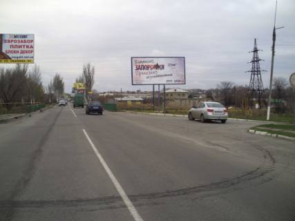 Билборд A в Мелитополе, 3х6  ул. Интеркультурная (въезд из Бердянска), магистраль фото 1