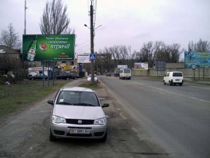 Билборд B в Мелитополе вул. Воїнів-Інтернаціоналістів перехрестя з                              вул. Гетьманськой, магістраль фото 1