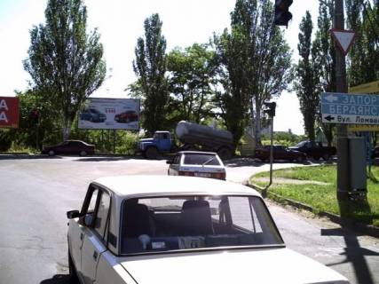 Билборд A в Мелитополе вул.Ломоносова перехрестя з вул.В.Інтернаціоналістів, магістраль фото 1