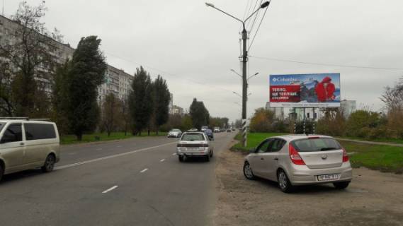 Билборд A в Мелитополе, 3х6  ул. Воинов-Интернационалистов перекресток с ул. Ярослава Мудрого, магистраль фото 1