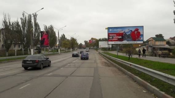 Билборд A в Мелитополе, 3х6  пр. 50 лет Победы (въезд), центр города фото 1