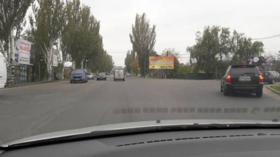 Билборд A в Мелитополе, 3х6  ул. Ломоносов перекресток с ул. В.Интернационалистов, магистраль фото 1