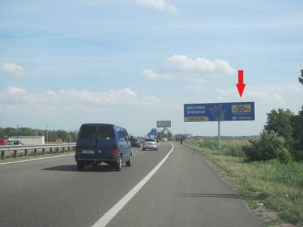 Білборд, Бігборд (Борд)  A у Києві, щит  Новообухівська траса (Дніпровське шосе), в напрямку з м. Київ, 300 м.. після ТЦ"Мегамаркет", "Мануфактура" ,600 м. ЖК Нова Конча Заспа, правий Фото 1