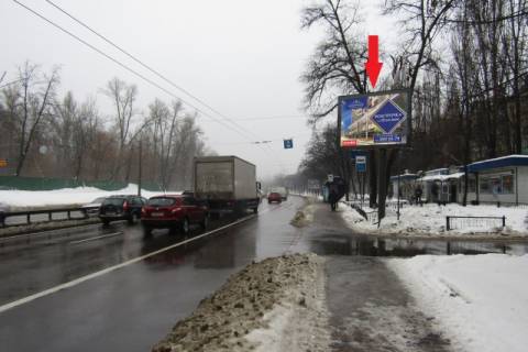Білборд, Бігборд (Борд)  A у Києві, 3.14x2.3  Теліги О. вул. 37 (супермаркет "АТБ"), в напрямку ст.метро Дорогожичі Фото 1